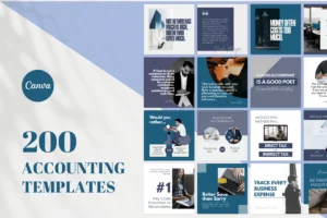 200 Accounting Templates for Social Media