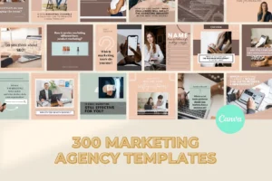 300 Marketing Agency Templates for Social Media