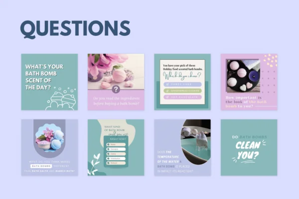 200 Bath Bombs Templates for Social Media - Image 3